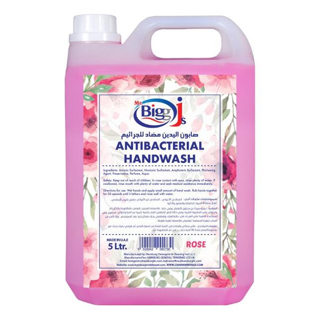 Mr. Bigg J's - Antibacterial Hand Wash Rose 5L