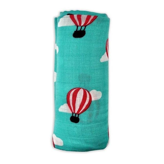 Bullabaloo - Hot Air Balloon Muslin Swaddle