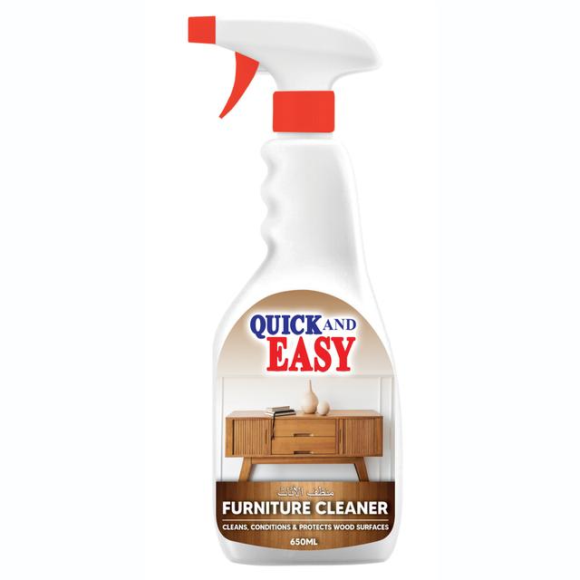 Quick And Easy - Furniture Cleaner 650ml - Brown