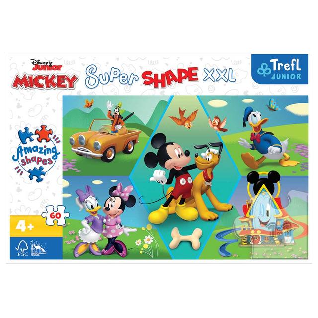 Mickey Mouse - It's Always Fun w/ Mickey Puzzle - XXL - 60pcs