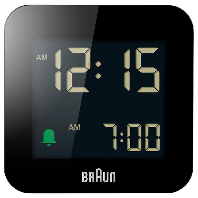 Braun - Digital Travel Alarm Clock - Black