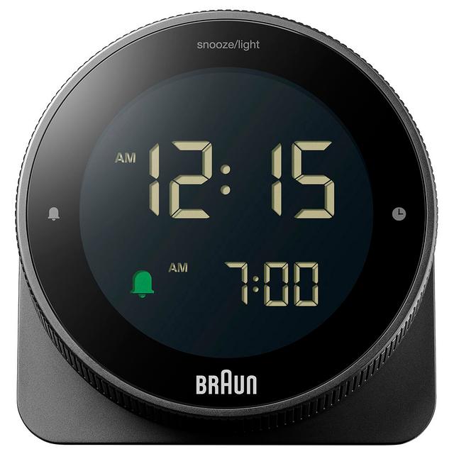 Braun - Digital Alarm Clock - Black