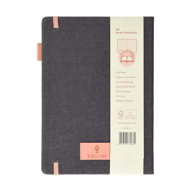 Collins - Gaia A5 Ruled Notebook - Pink