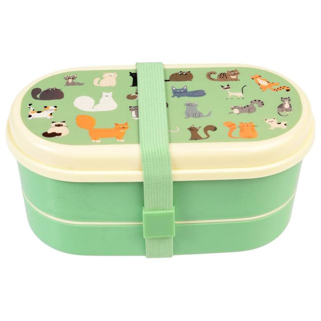 Rex London - Children's 2 Compartment Bento Box - Nine Lives