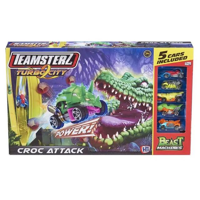 Teamsterz - Croc Attack w/ 5 Cars