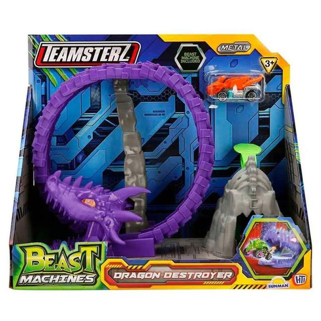 Teamsterz - Dragon Destroyer w/ 1 Car - 3-Inch