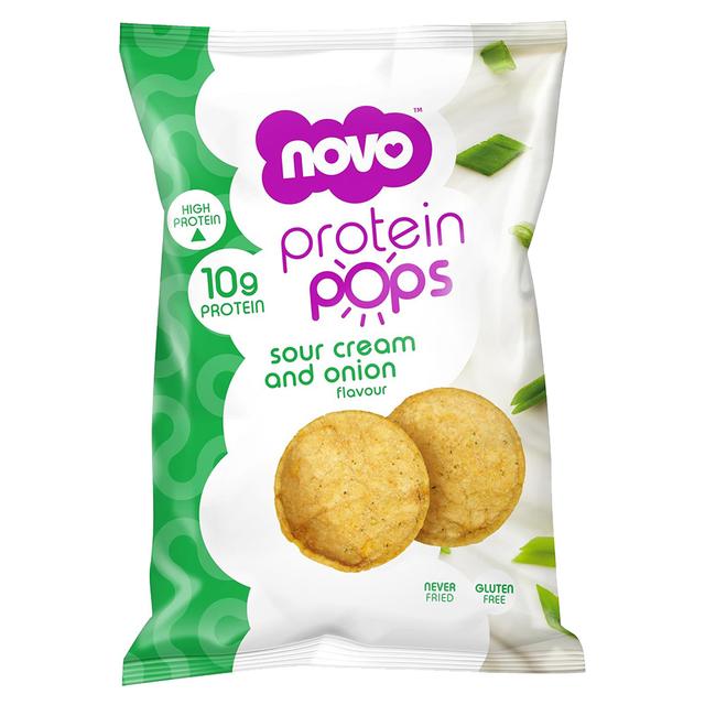 Novo - Protein Pops Healthy Snack - Sour Cream And Onion - 45 g