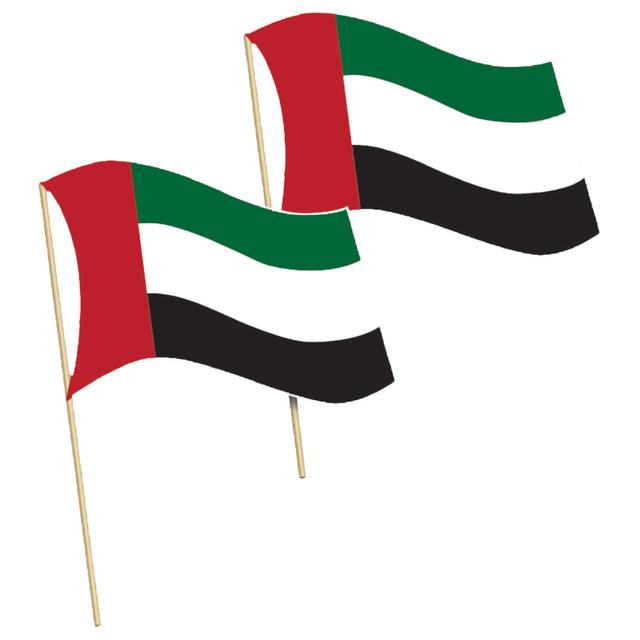 Party Magic - UAE Flag - 12x18 Inch - 2pcs