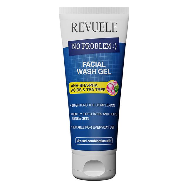 Revuele - AHA-BHA-PHA Facial Wash Gel - Acids & Tea Tree - 200 ml