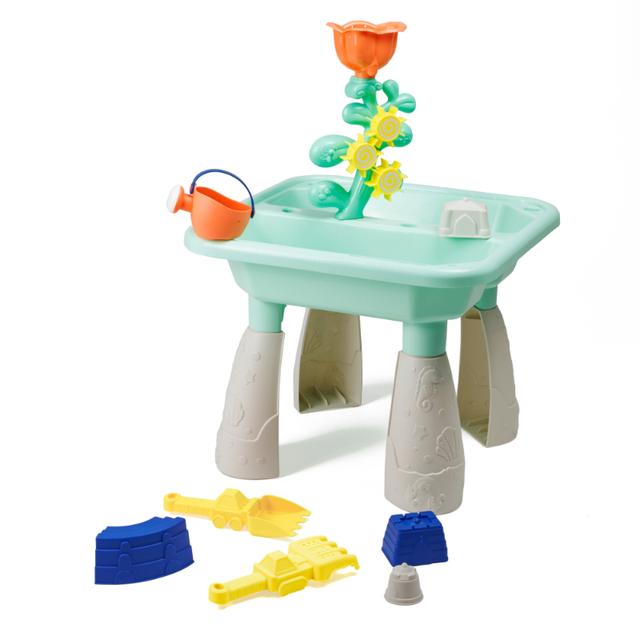 Eurekakids - Beach Sand Table With Castle Moulds Toy Set