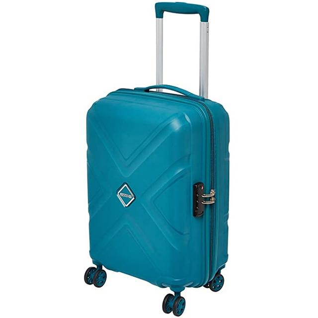 American Tourister - Kross Spinner Hard Cabin Luggage Bag - 55cm - Spring Green