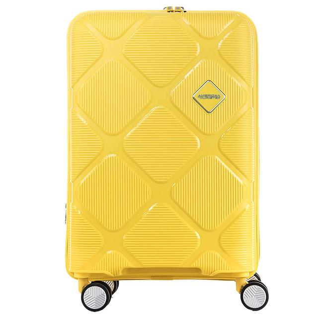 American Tourister - Instagon Spinner Hard Check-In Luggage Bag - 81cm - Lemon Chrome