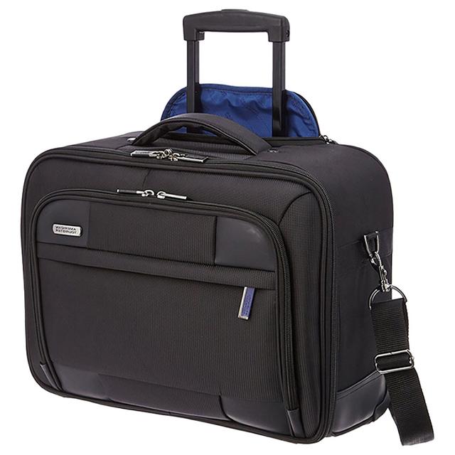 American Tourister - Merit Rolling Tote - Black/Blue