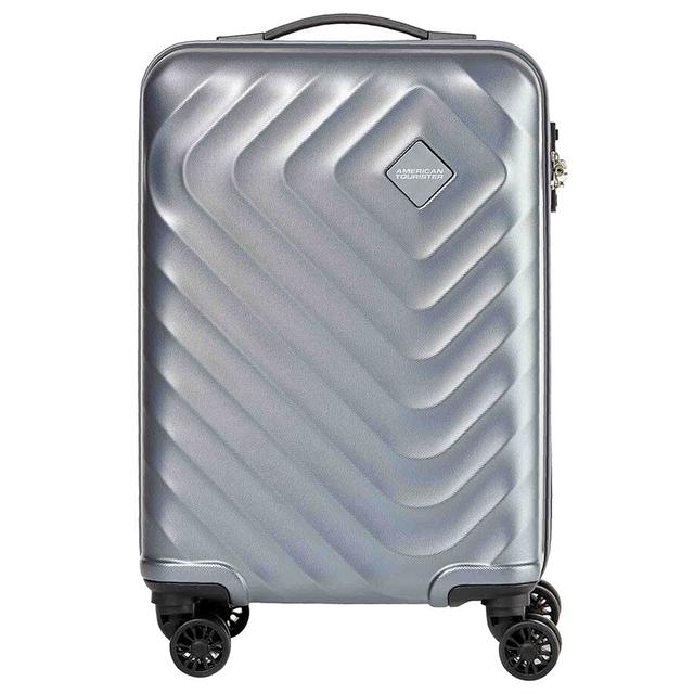 American Tourister - Senna Spinner Hard Cabin Luggage Bag - 55cm - Silver Grey