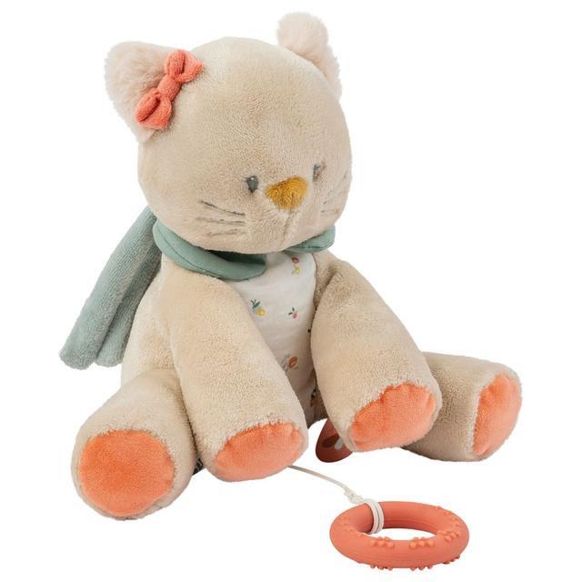 Nattou - Musical Fluffy Soft Toy - Cat Lana