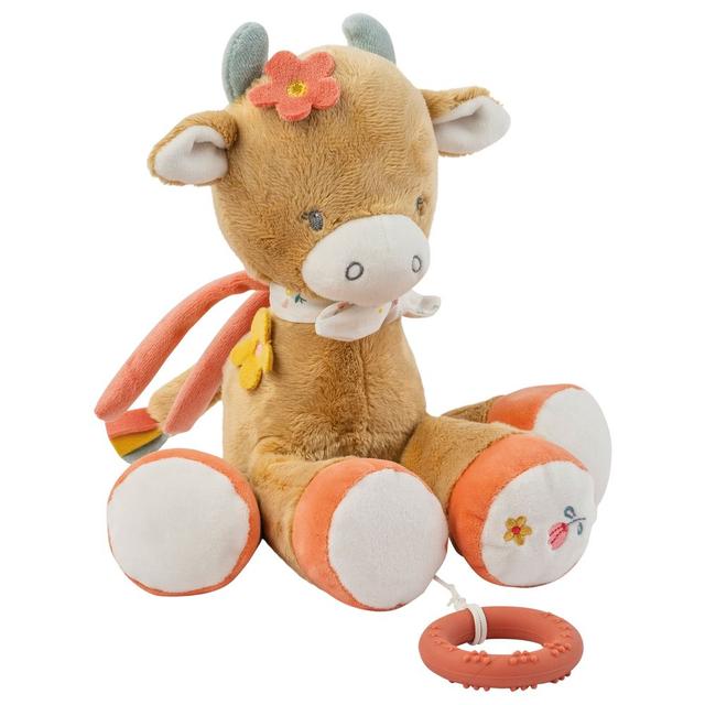 Nattou - Musical Fluffy Toy - Cow Mila