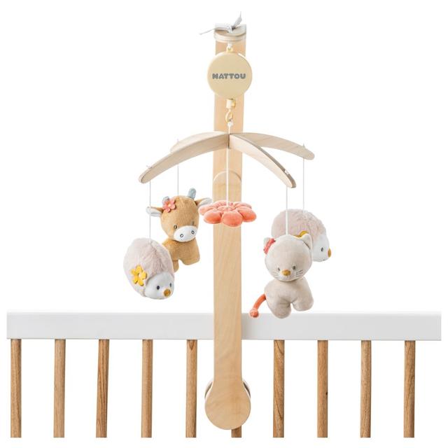 Nattou - Mila Zoe & Lana Musical Mobile With Hanging Toys