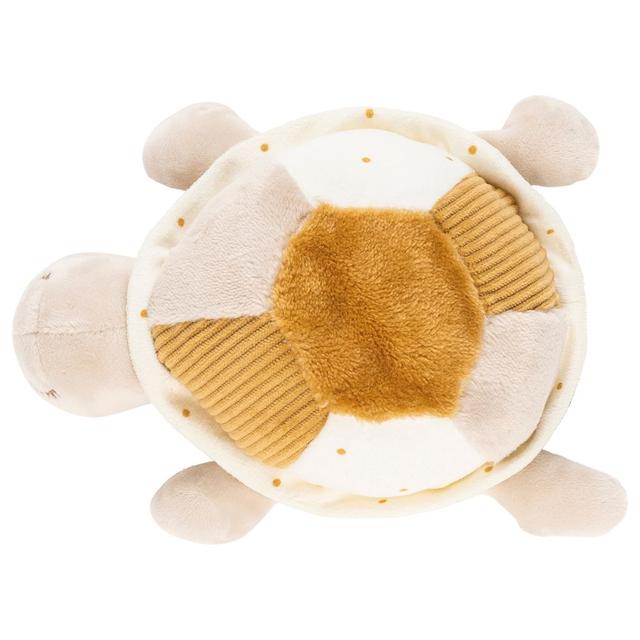 Nattou - Lapidou Activity Tortoise Soft Toy - Caramel - 8 cm