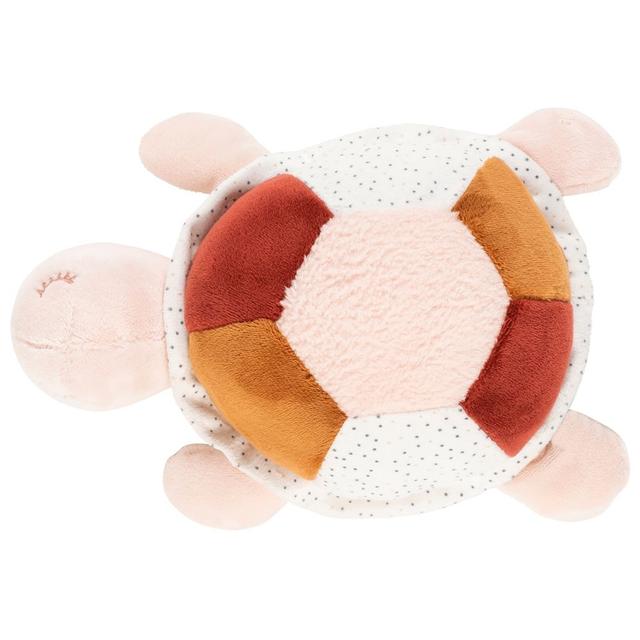 Nattou - Lapidou Activity Tortoise Soft Toy - Pink - 8 cm