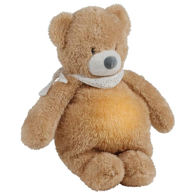 Nattou - Veilleuses Nightlight Sleepy Bear Cuddly Toy - Pale Brown