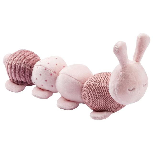 Nattou - Lapidou Activity Caterpillar Plush Toy - Pink - 8 cm