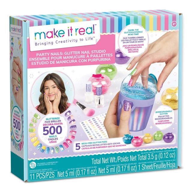 Make it Real - Party Nails - Glitter Nail Studio Set