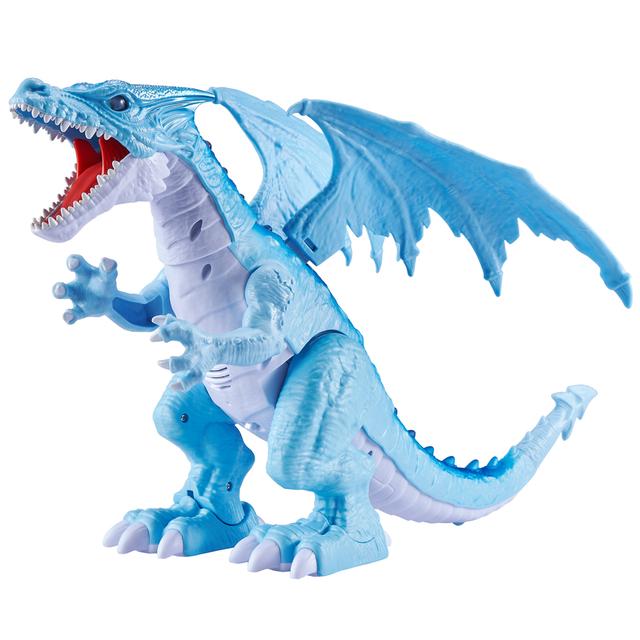 ZURU - ROBO ALIVE Robotic Series 1 - Fire Breathing Roaring Dragon - Blue