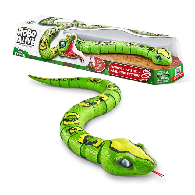 Zuru - Robo Alive King Python - Robotic Interactive Electronic - Prank Toys