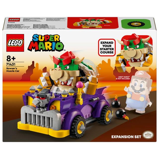 Lego - 71431 Bowser's Muscle Car Expansion V29 Building Playset