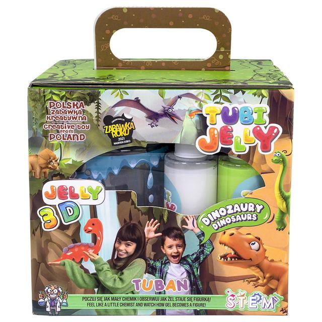 Tuban - Tubi Jelly Set w/ 6 Colors & Small Aquarium - Dinosaurs