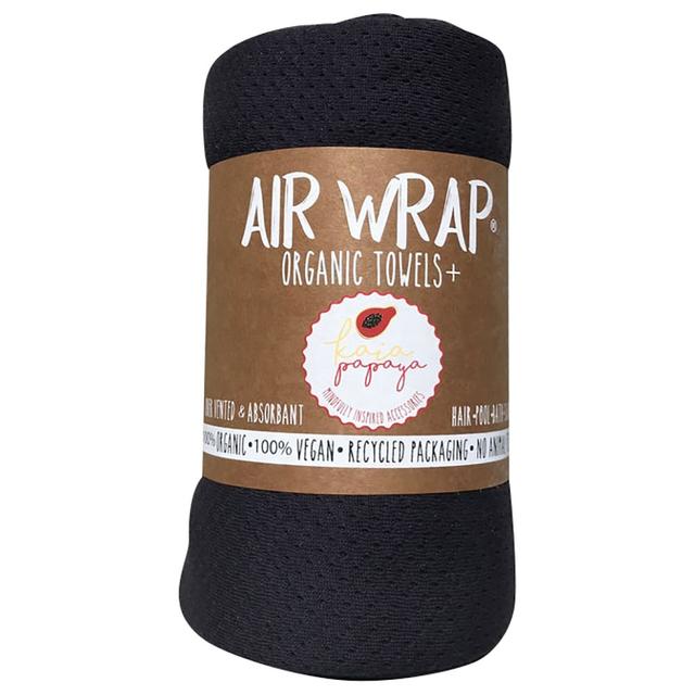 Woombie Air-Wrap Kaia Papaya Organic Blanket - Black