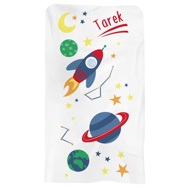 Essmak - Personalised Essmak Rocket Boy Beach Towel 