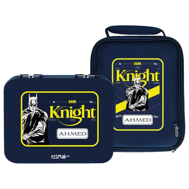 Essmak - Personalized Batman 1 Bento Pack - Blue