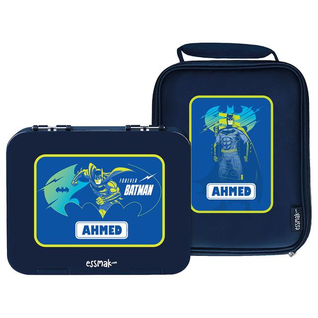 Essmak - Personalized Batman 2 Bento Pack - Blue