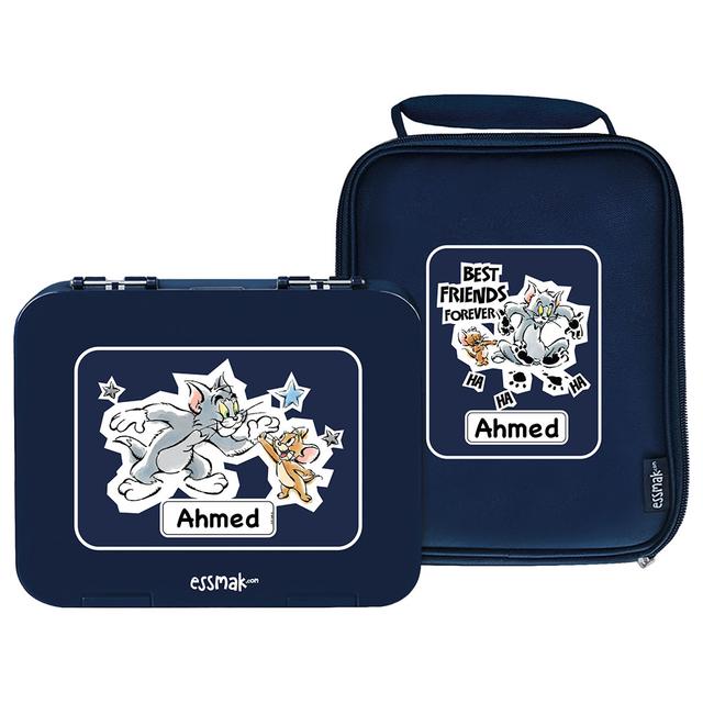 Essmak - Personalized Tom And Jerry 3 Bento Pack - Blue