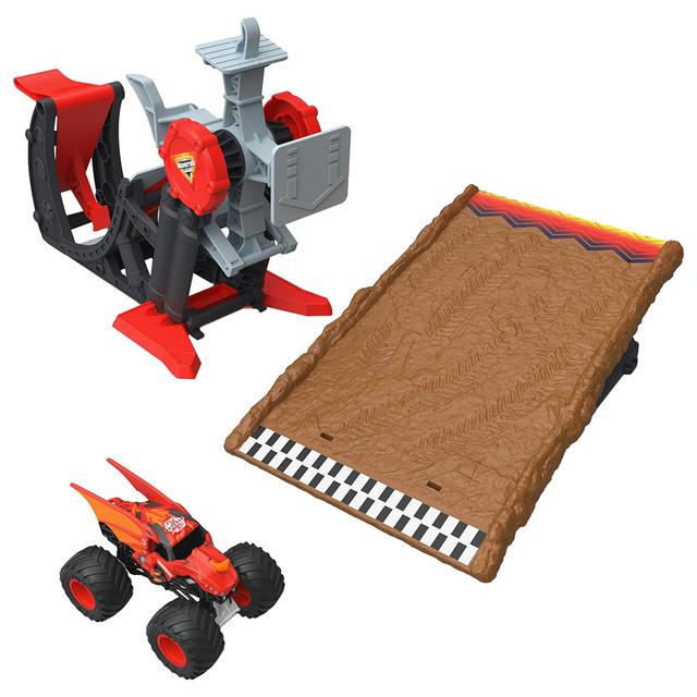 Monster Jam - 1:64 Basic Stunt Playset - Dragonoid