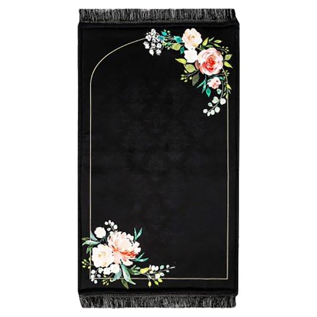 Zayoshe - Personalized Prayer Mat - Dark Roses