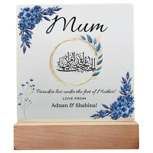 Zayoshe - Personalized Mothers Day Gift Acrylic Night Light