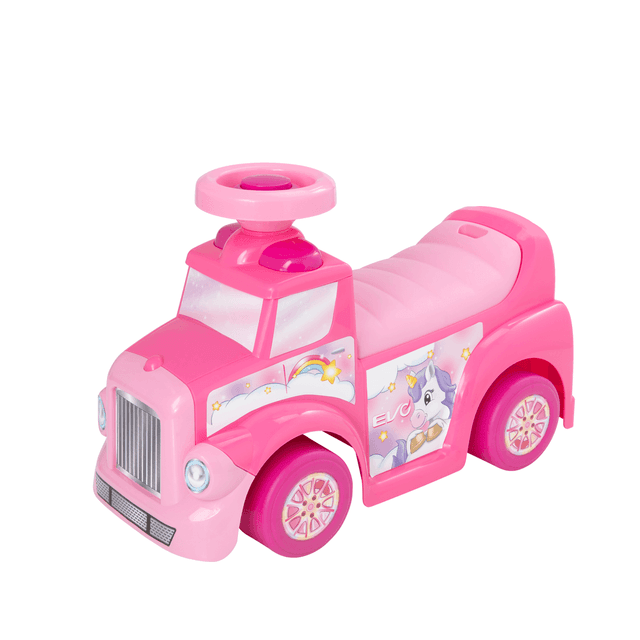 Evo - My 1st Ride-On Bus - Unicorn - Pink