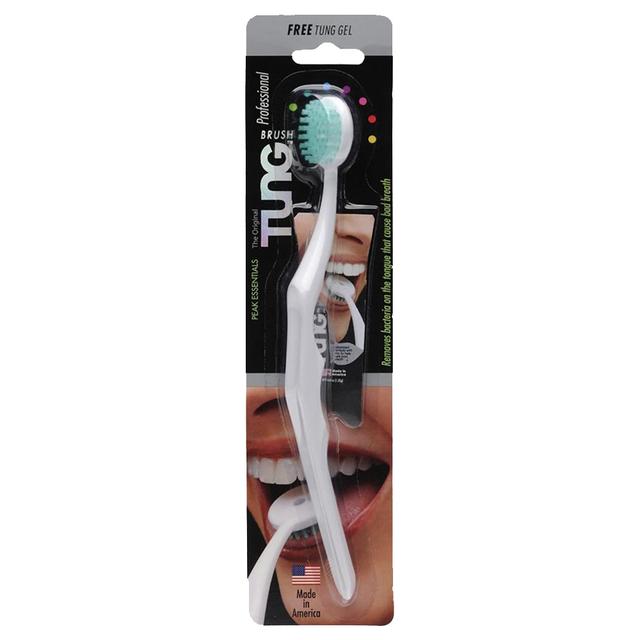 Tung - Professional Tongue Brush - Color May Vary - 1pc