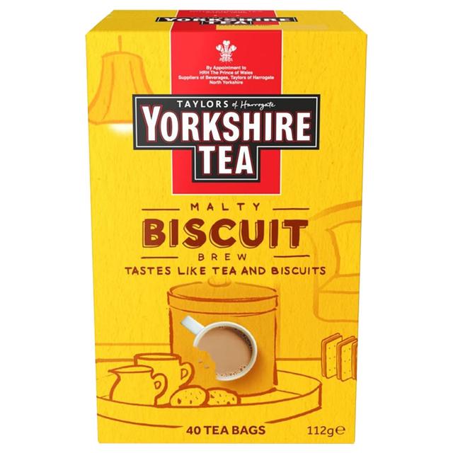 Taylors Of Harrogate - Yorkshire Biscuit Brew Tea Bags - 40pcs