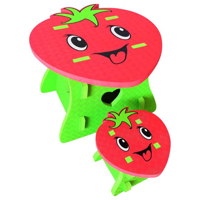 Stem - Eva Strawberry Children's Table And Chair Set