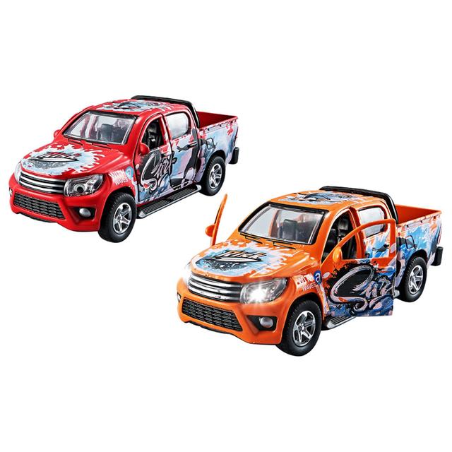 Stem - 1/32 Graffiti Toyota Pickup Alloy Pullback Car 1pc - Color May Vary