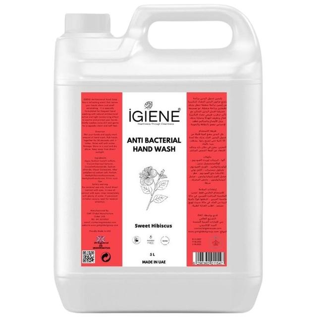 Igiene - Antibacterial Hand Wash - Sweet Hibiscus - 5 L