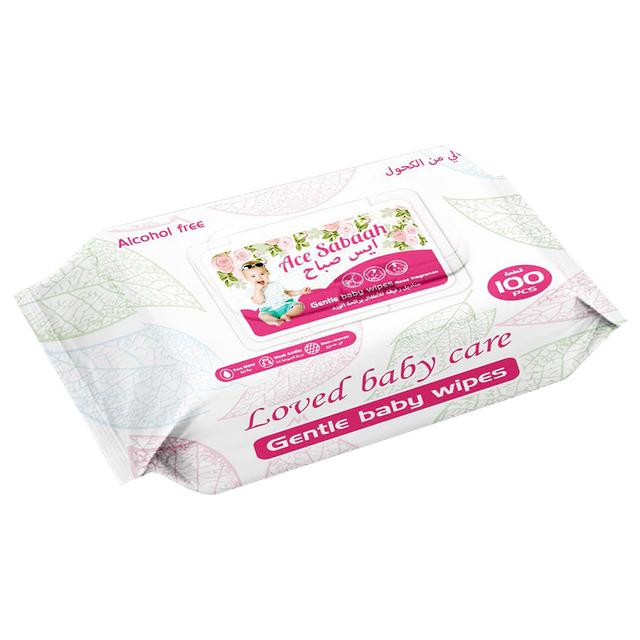 Ace Sabaah - Baby Wipes - Rose – 100pcs