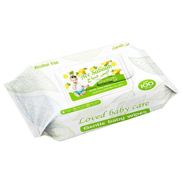 Ace Sabaah - Baby Wipes - Vanila – 100pcs