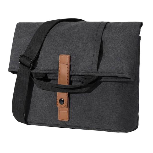 Santhome - 2-in-1 Loretto Messenger & Tote Bag - Black