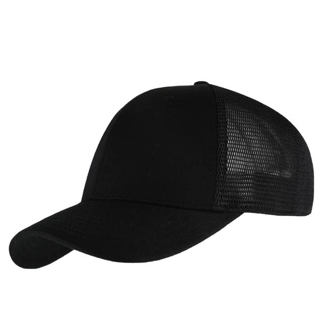 Santhome - Swift 6 Panel Trucker Cap - Black