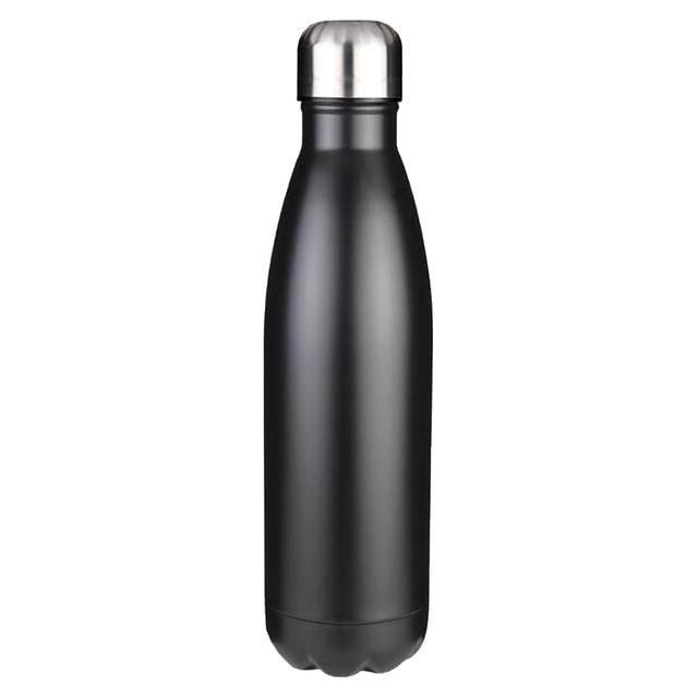 Hans Larsen - Kalo Stainless Steel Water Bottle - Black - 500 ml