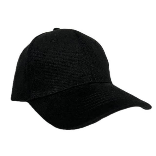 Santhome - Tartu 6 Panel Heavy Brushed Cotton Cap - Black